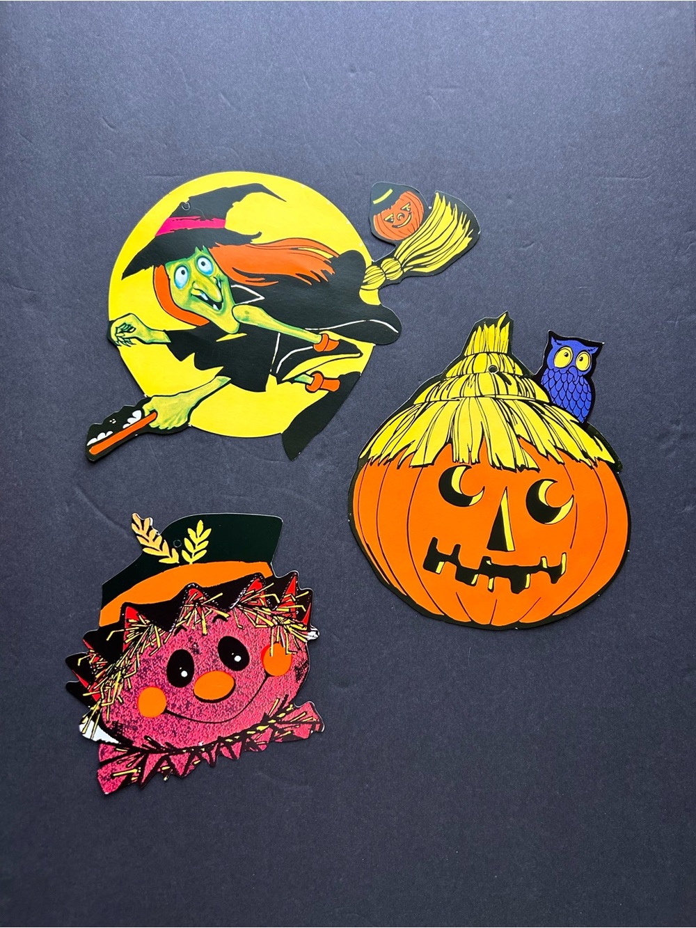 Vintage Halloween Beistle Paper Die Cuts